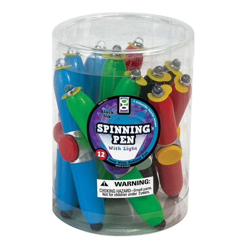 Light up Spinning Pen  12/tub