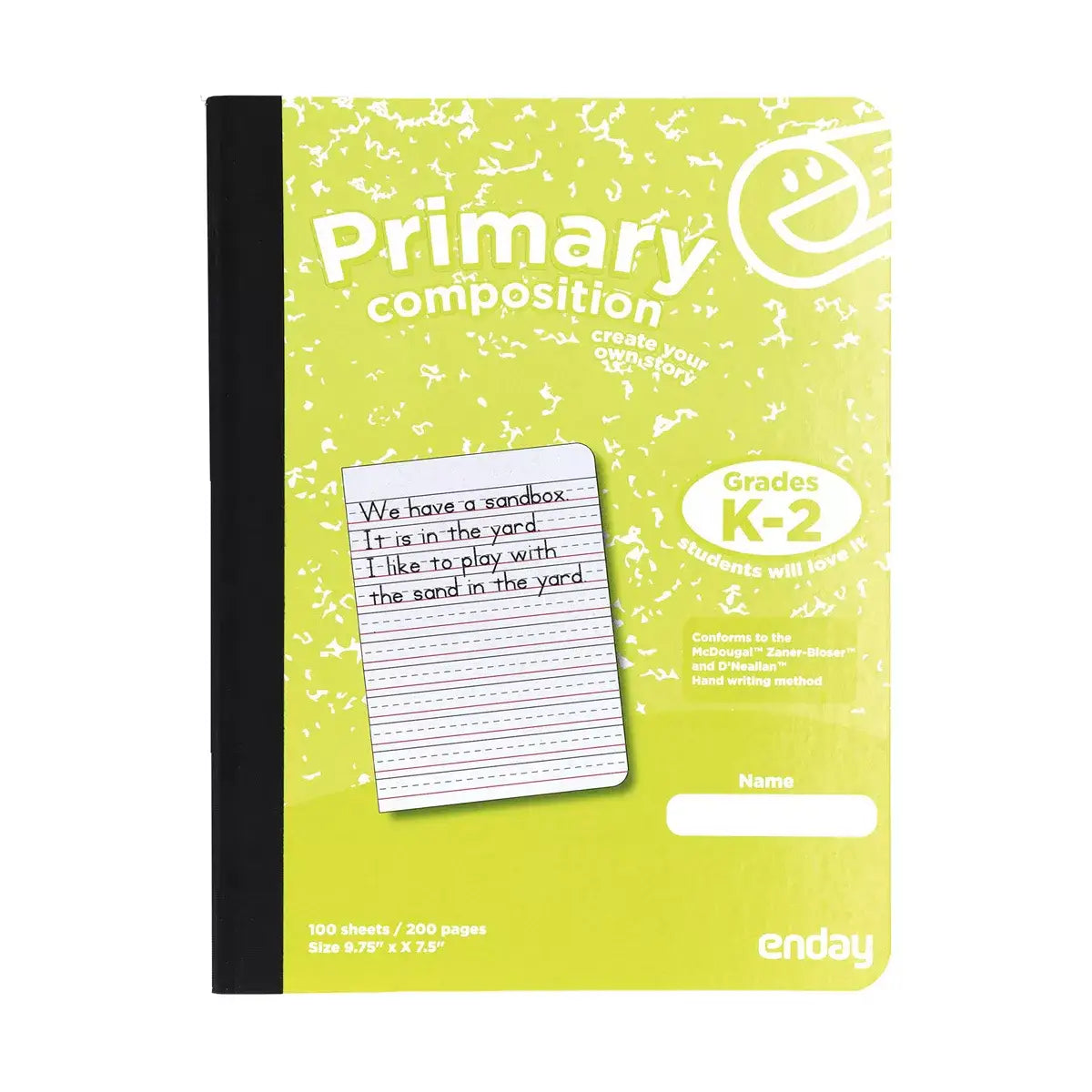 Composition Book Primary 100 Ct.: Green
