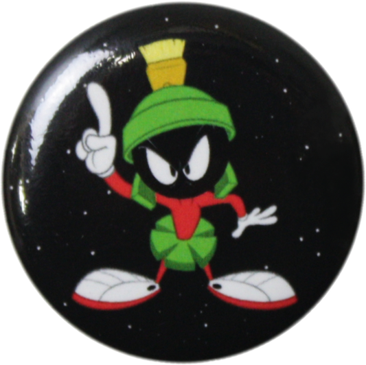 Pin-on Button - 1.25 Inch - Looney Tunes - Marvin Martian