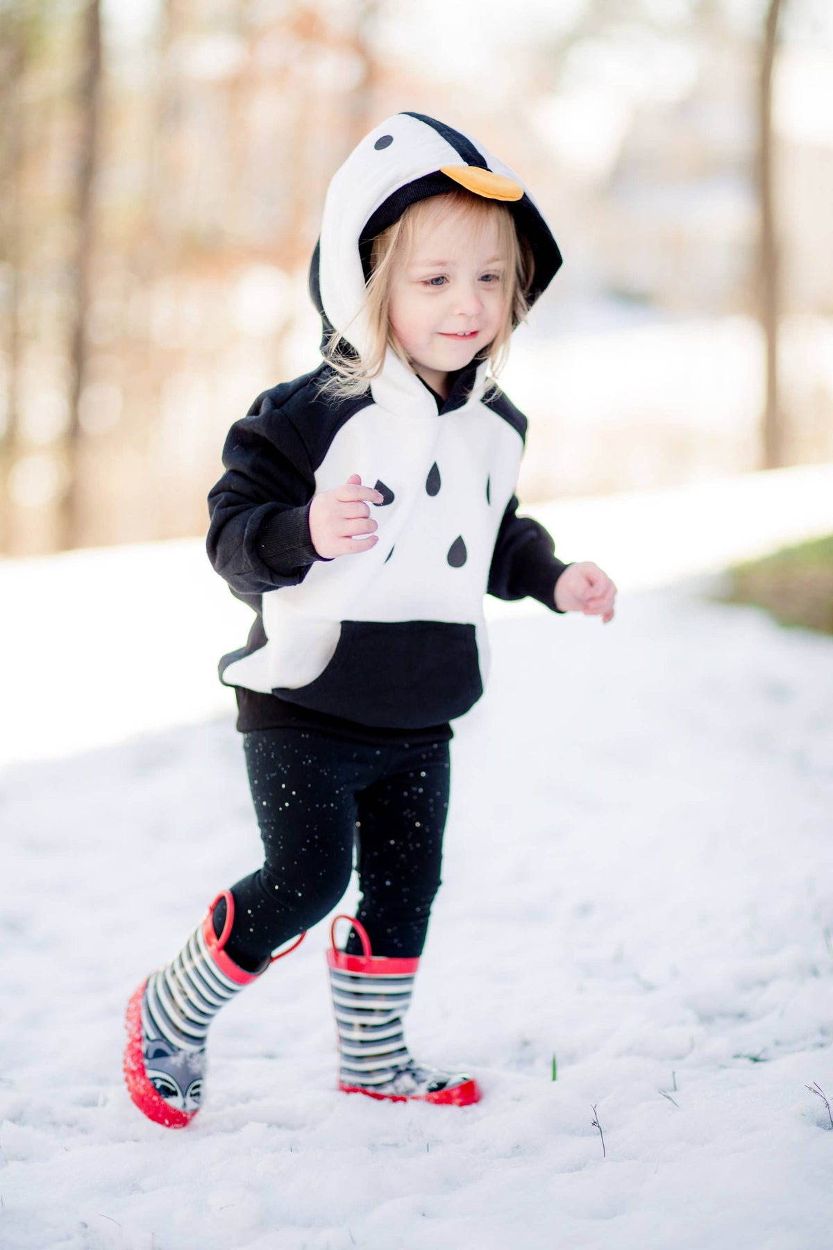 Penguin 3D Hoodie - Kids & Toddler Arctic: 3T