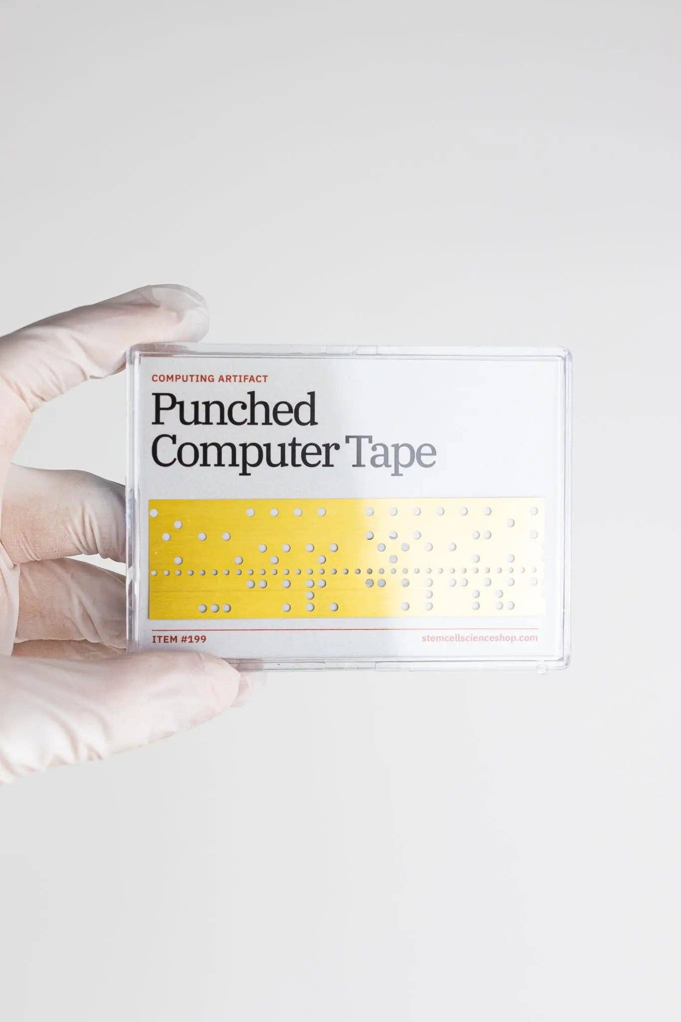 Punched Computer Tape Section: Black