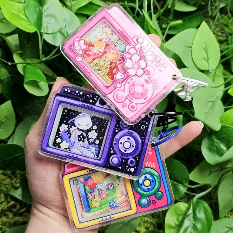 Cute Alien Camera Keychain!: Camera + Photopack
