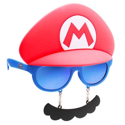 Officially Licensed Nintendo Mario Mustache Sun Staches