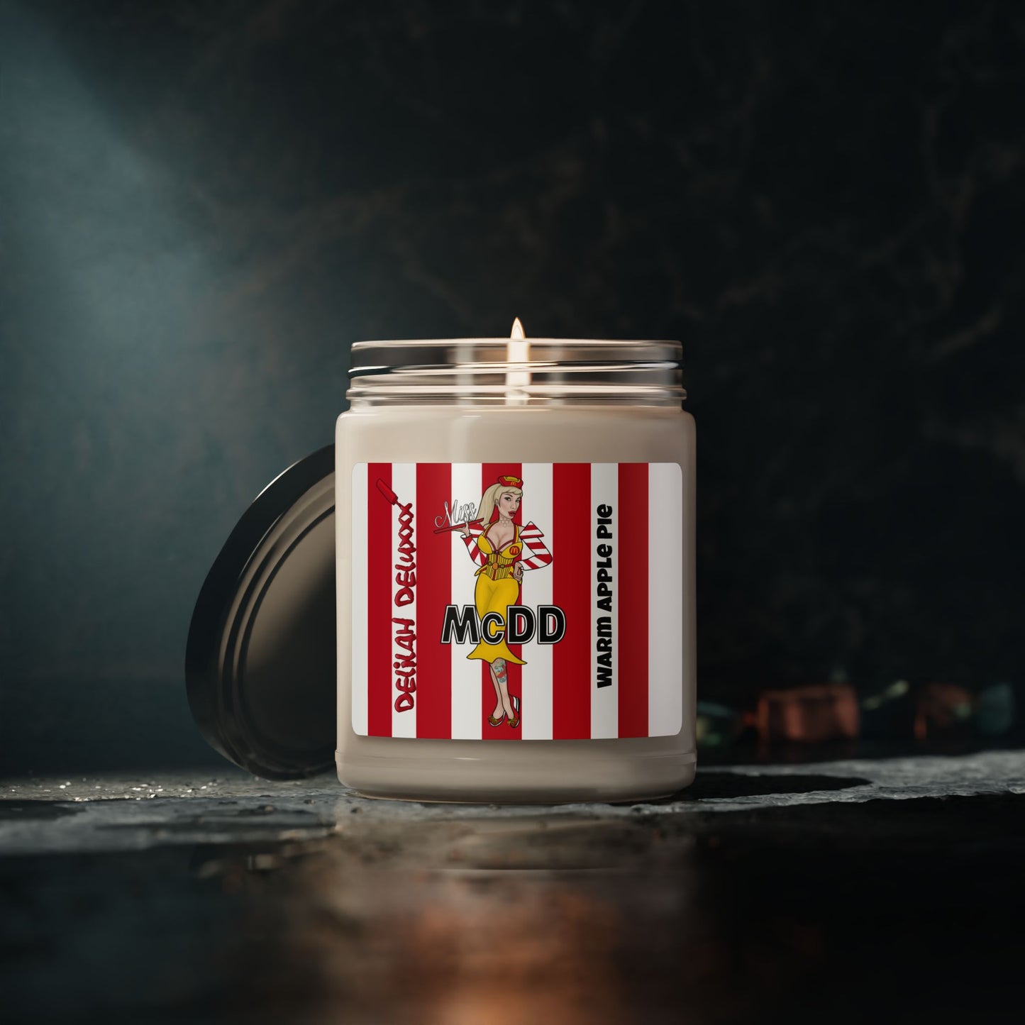 Miss McDD (Delilah Deluxxx) Warm Apple Pie Candle (9 oz)