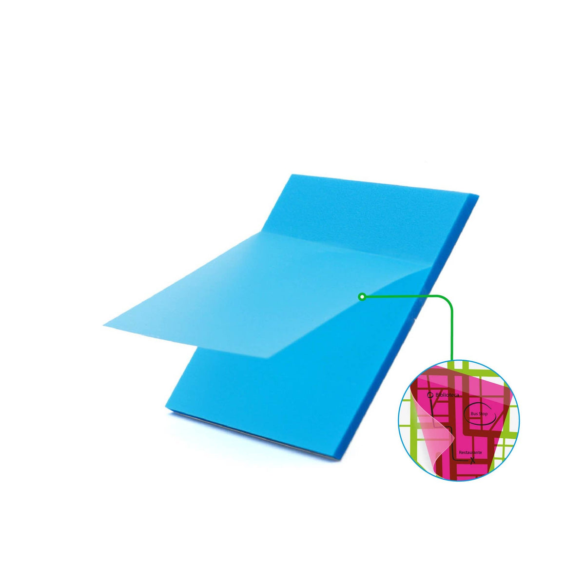 Sticky Notes, 3x3, Neon Translucent, 50 Sheets