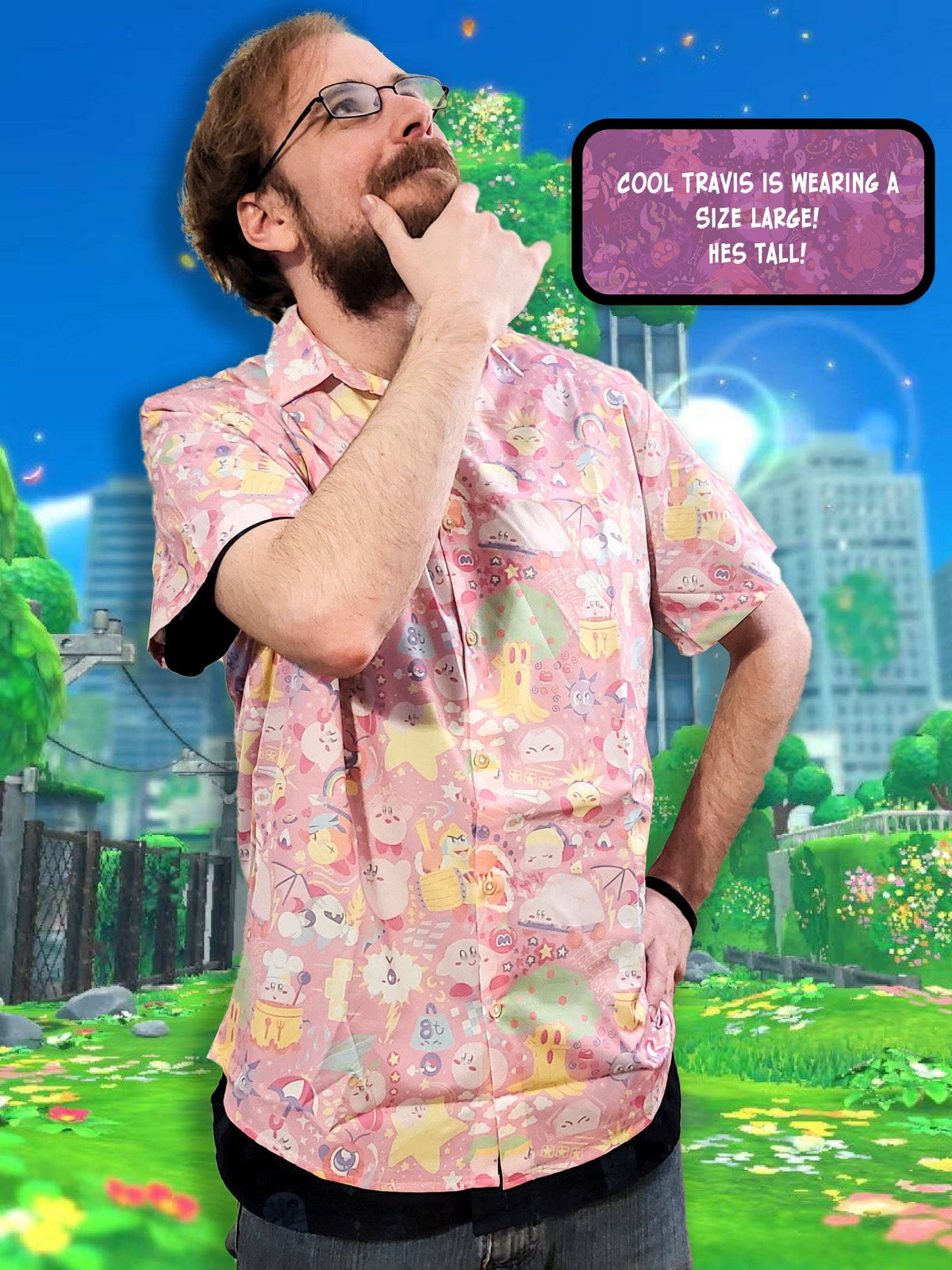 Nintendo Kirby Shirt: M