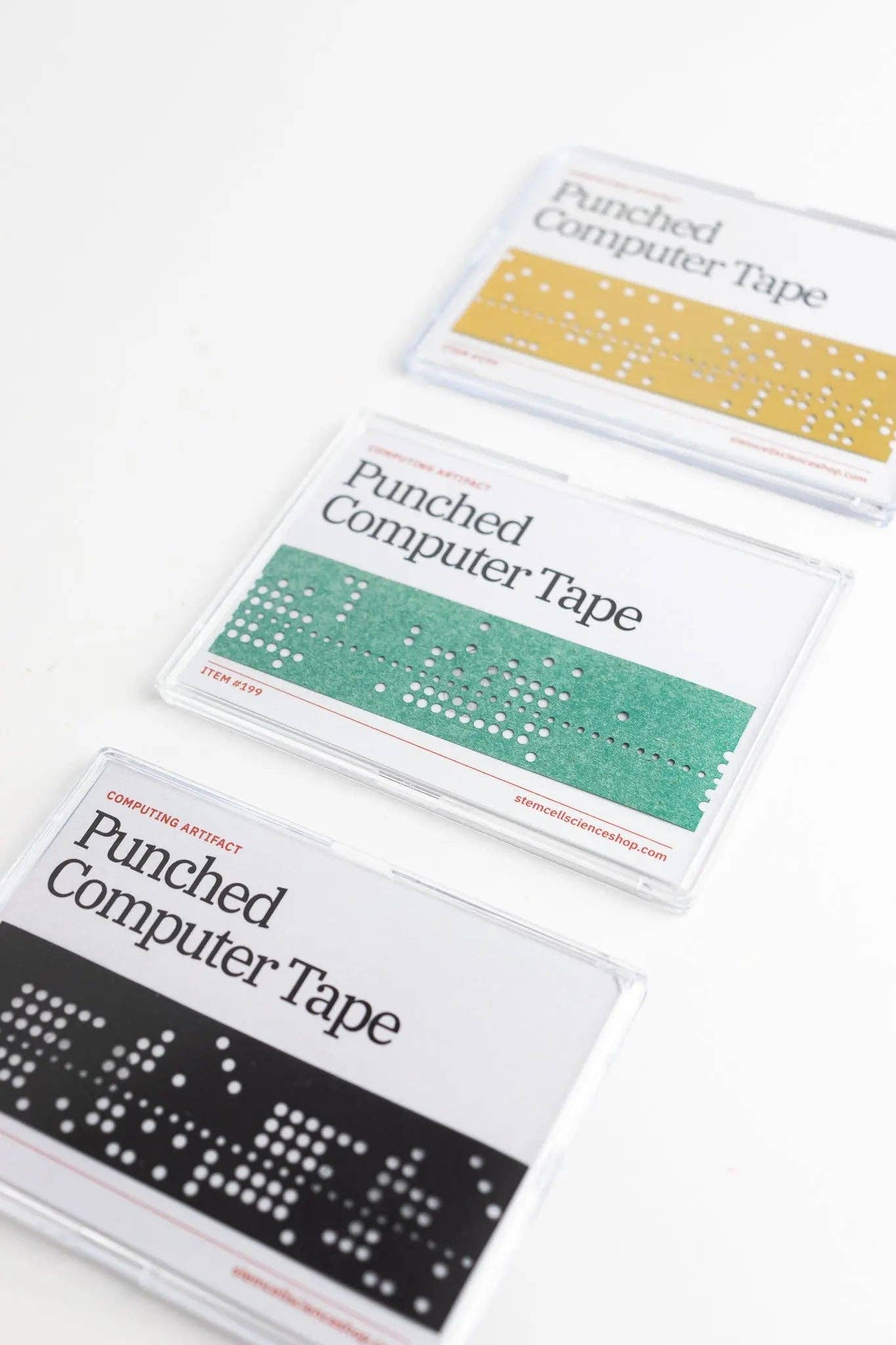 Punched Computer Tape Section: Black