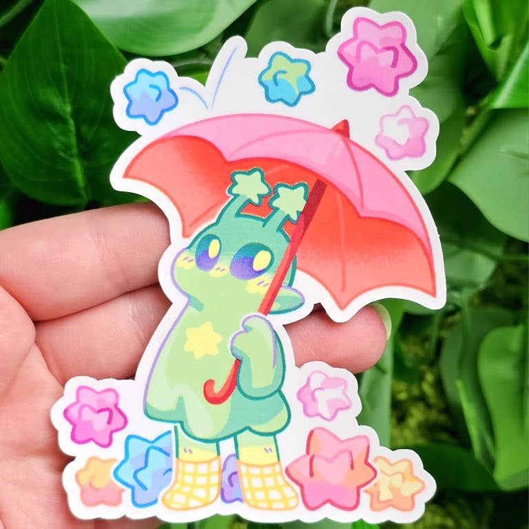 Cute Alien Stickers!: ALL THREE!!