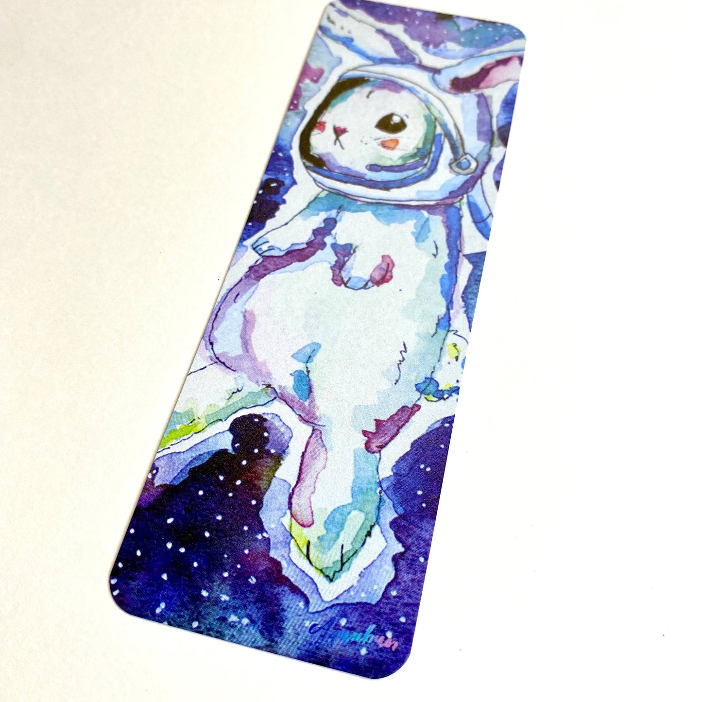 Astronaut Space Bunny Bookmark