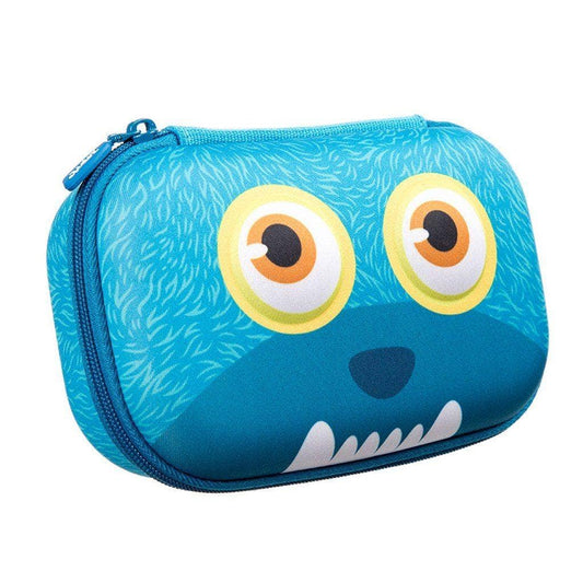 ZIPIT Wildlings Box, Cute Pencil Case Gift for Kids: Wild Blue