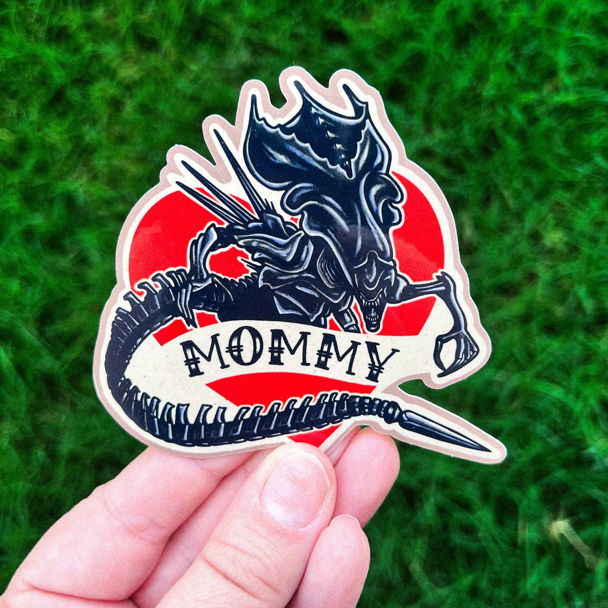 Horror Cuties Vinyl Sticker: Mommy Xenomorph