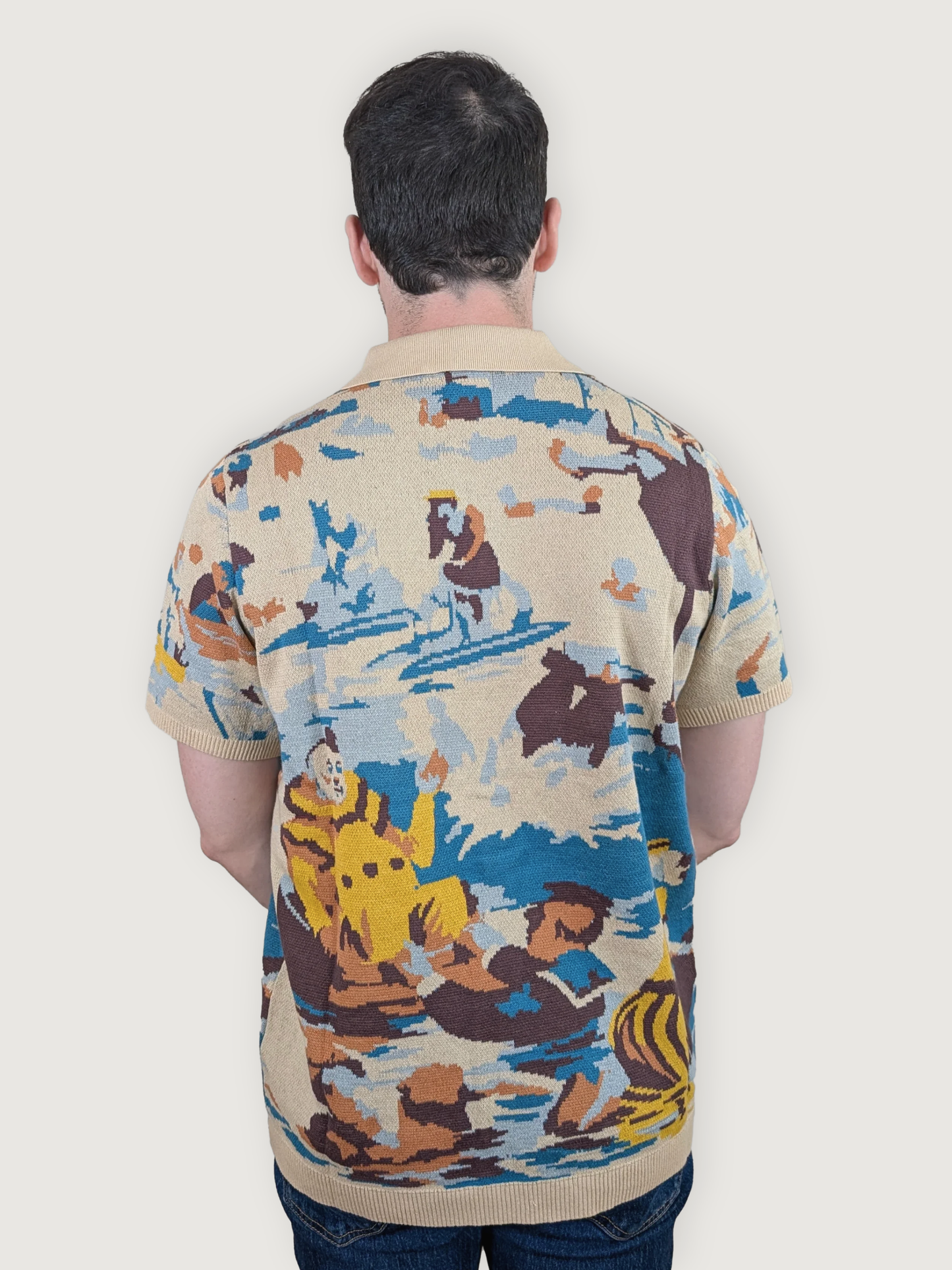 Bathing Clown Button Up: Medium