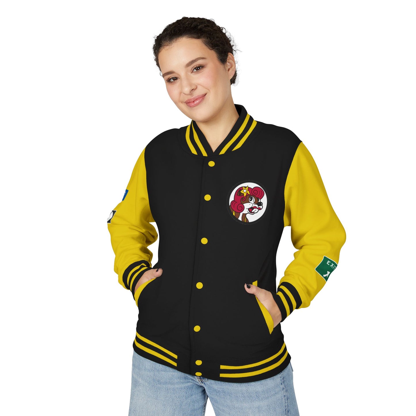 Miss Buc-Wild Unisex Heavyweight Letterman Jacket