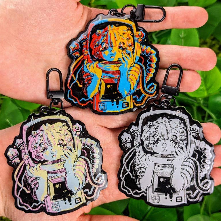 Space Girl V2 Keychains: ALL THREE!!