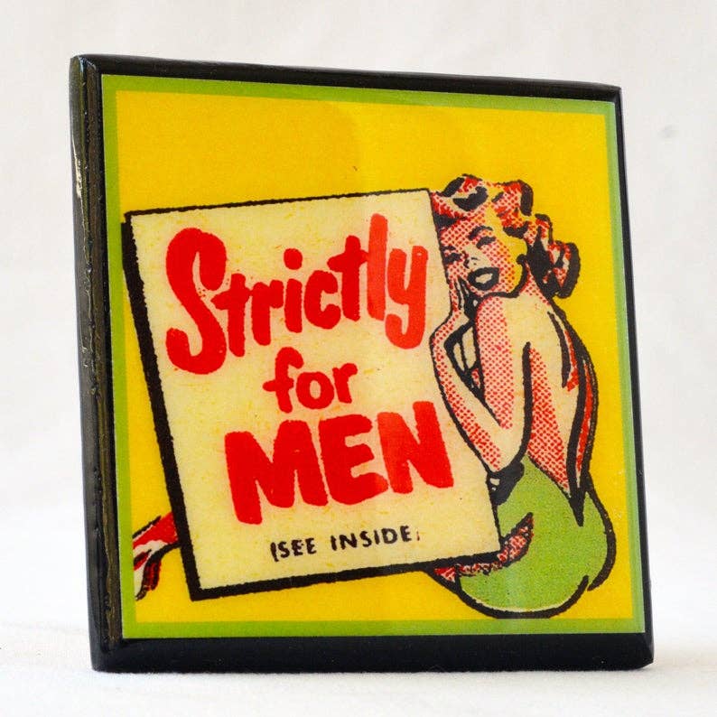 A Little Naughty: Vintage Burlesque Drink Coaster Set