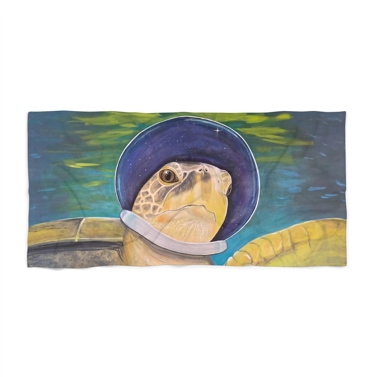 Astro Turt of Starbase Beach Towel