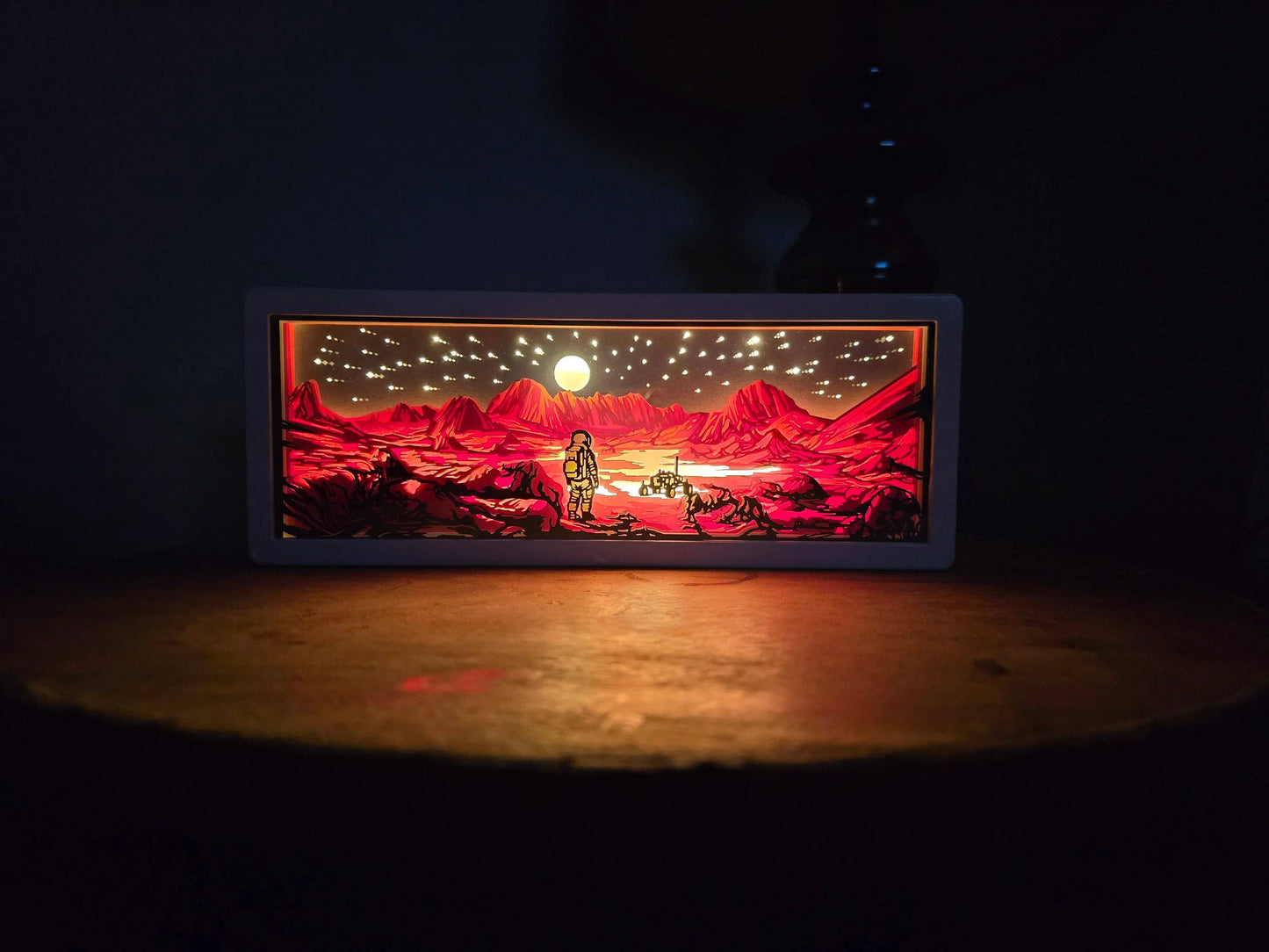 Walking on Mars 3D Paper Light