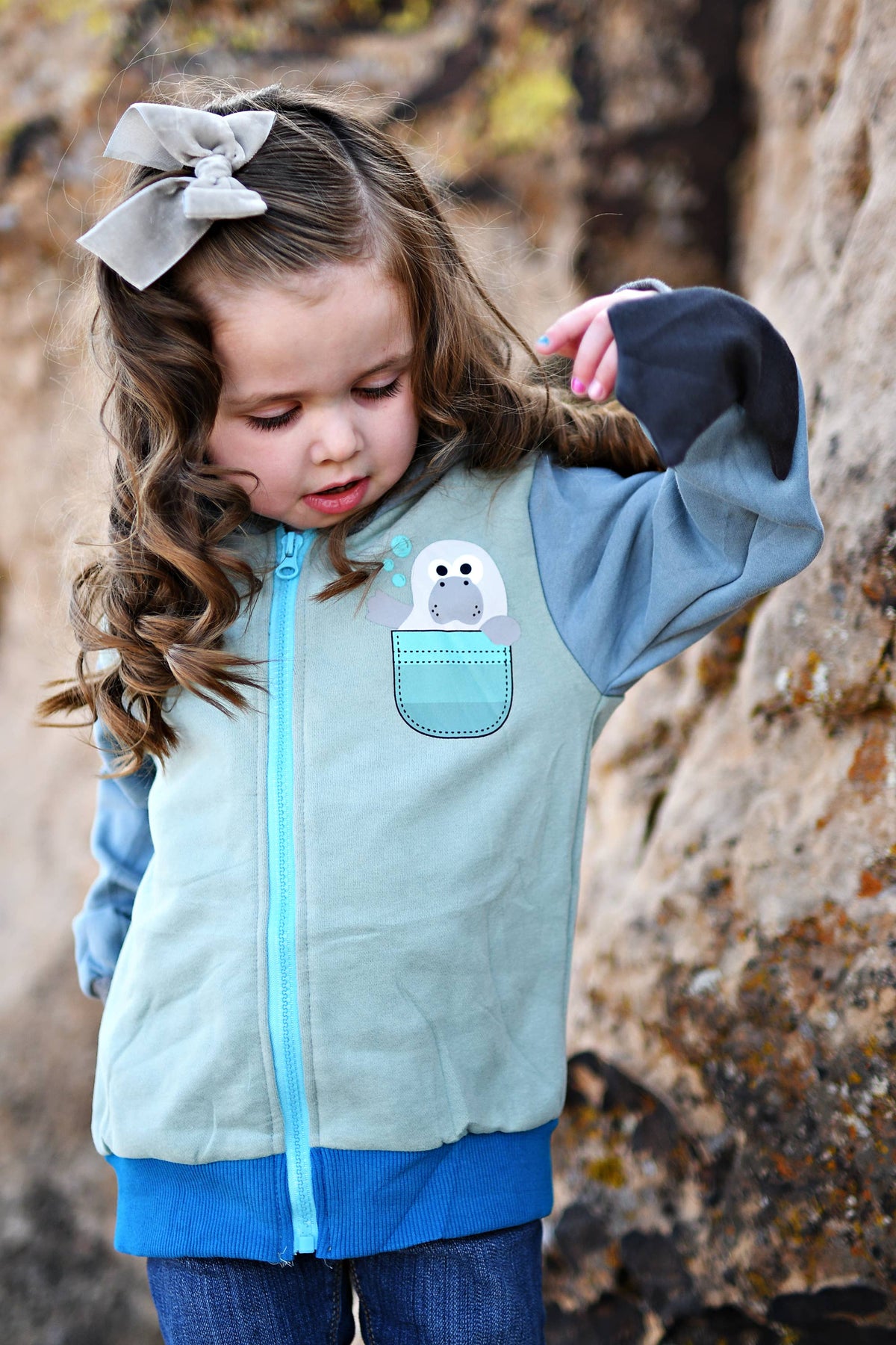 Manatee Toddler & Kids 3D Hoodie: 3T