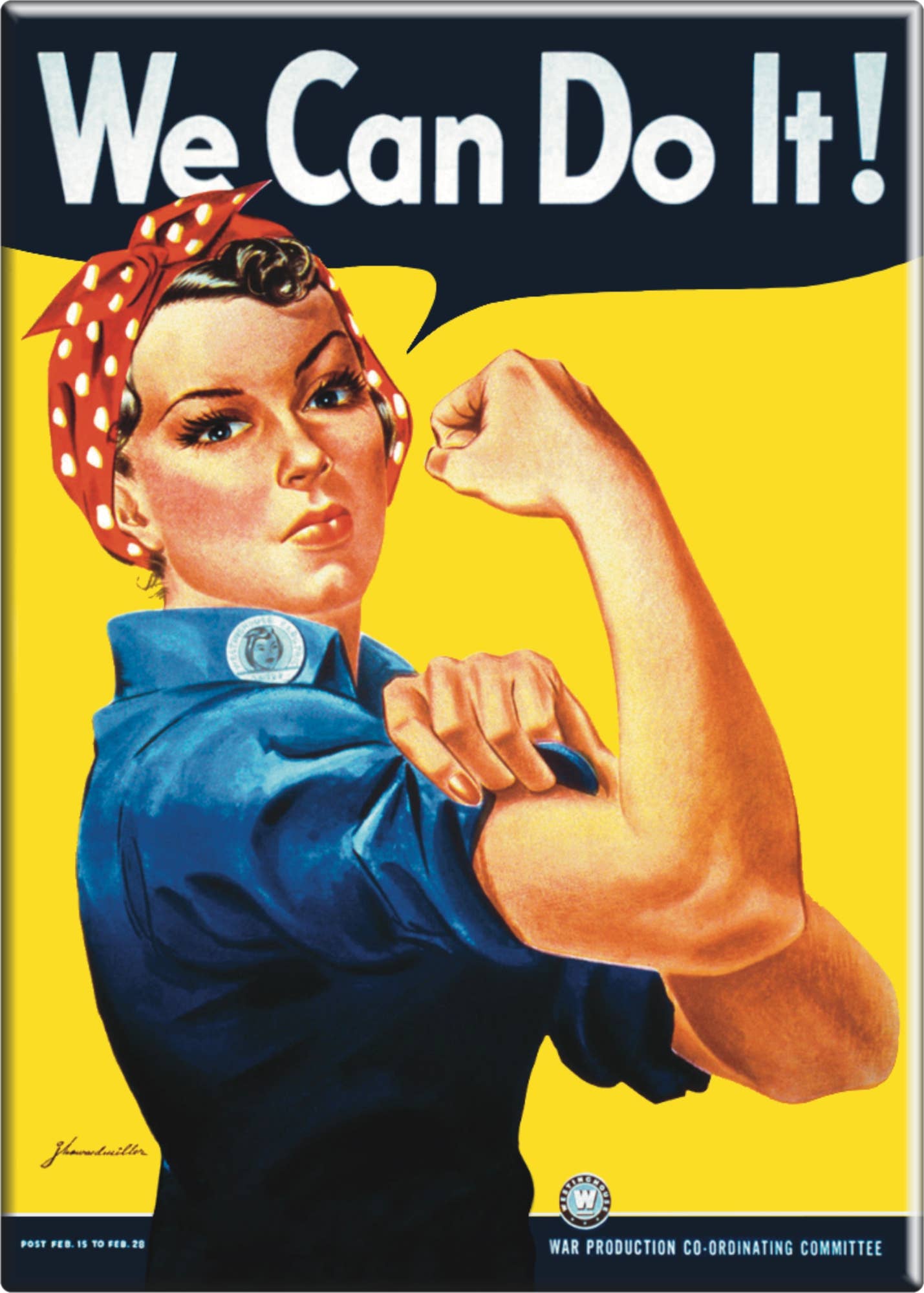 Compact Mirror - Rosie The Riveter - "We Can Do It!"