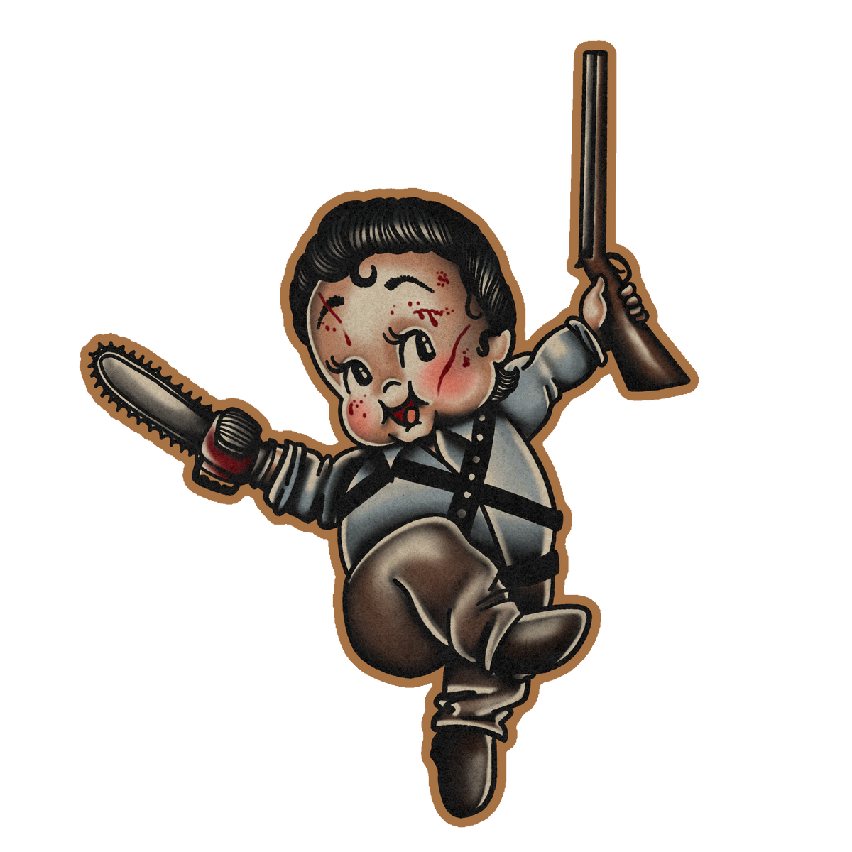Horror Cuties Vinyl Sticker: Mommy Xenomorph