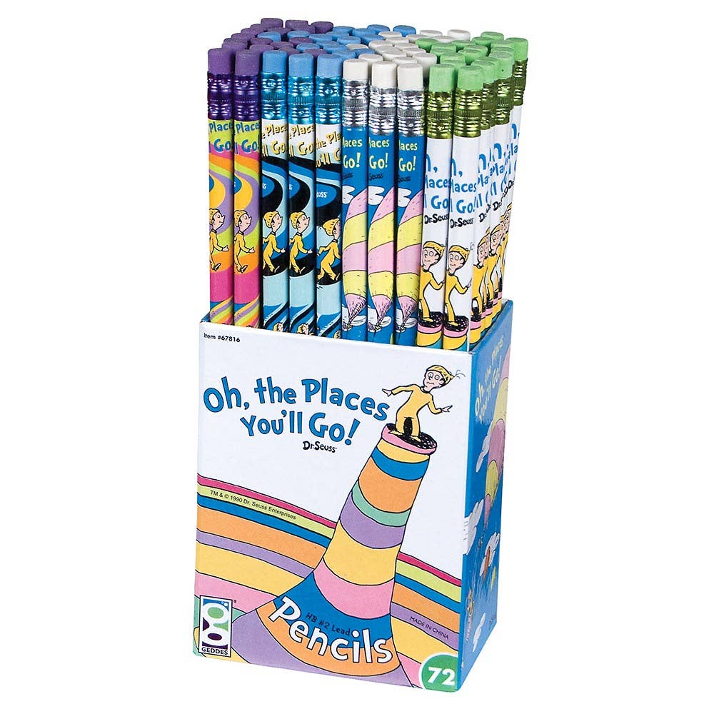 Oh the Places You Ll Go Dr Seuss Pencil  72/ds