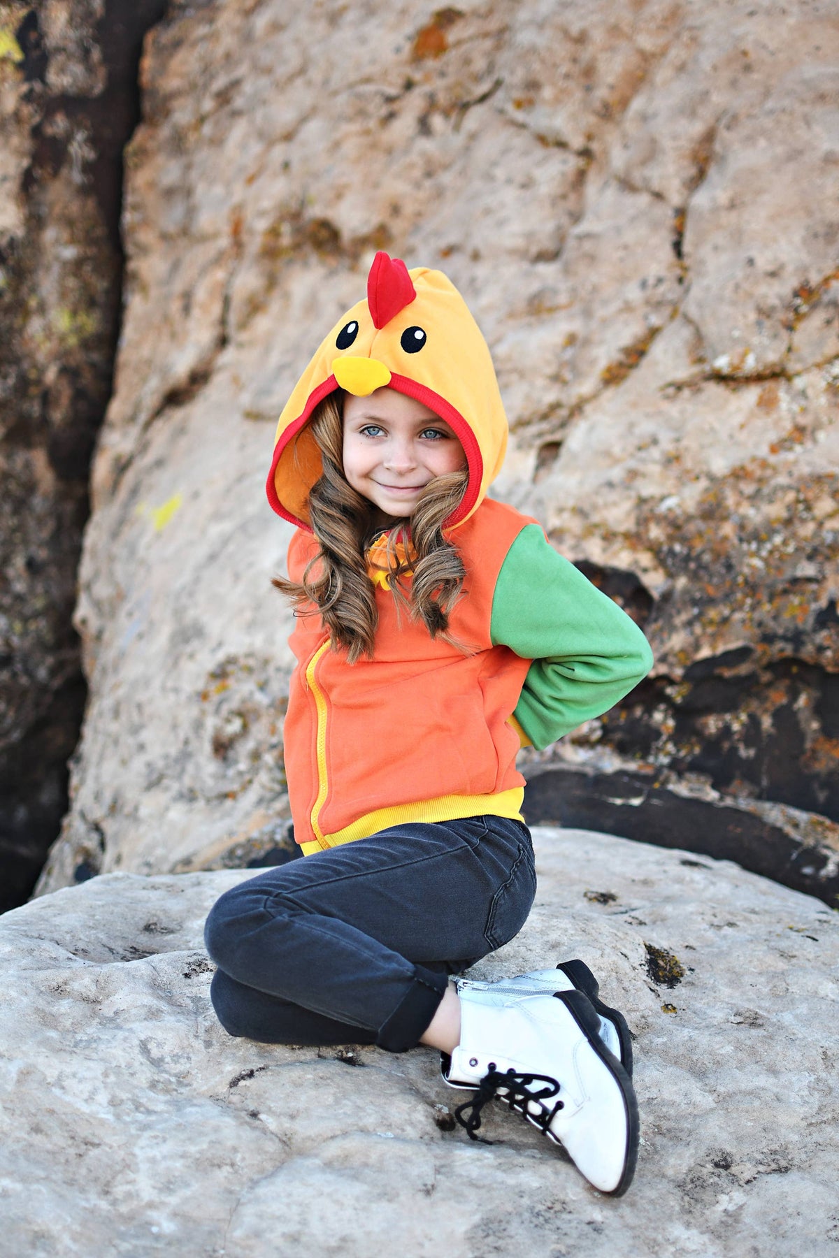 Rocket the Rooster 3D Hoodie - Western: 3T