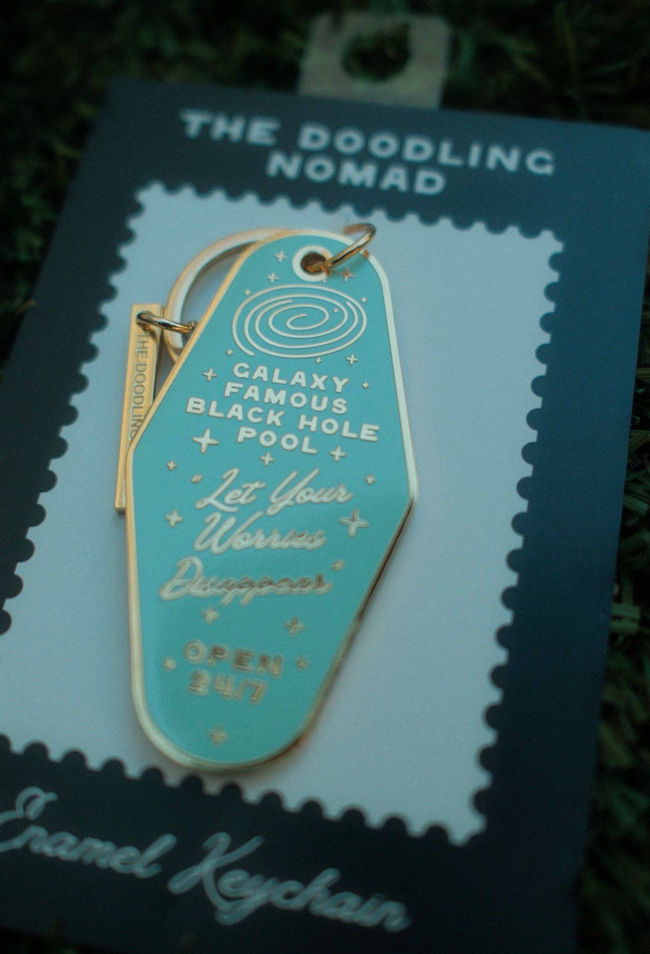 Martian Inn Hard Enamel Keychain