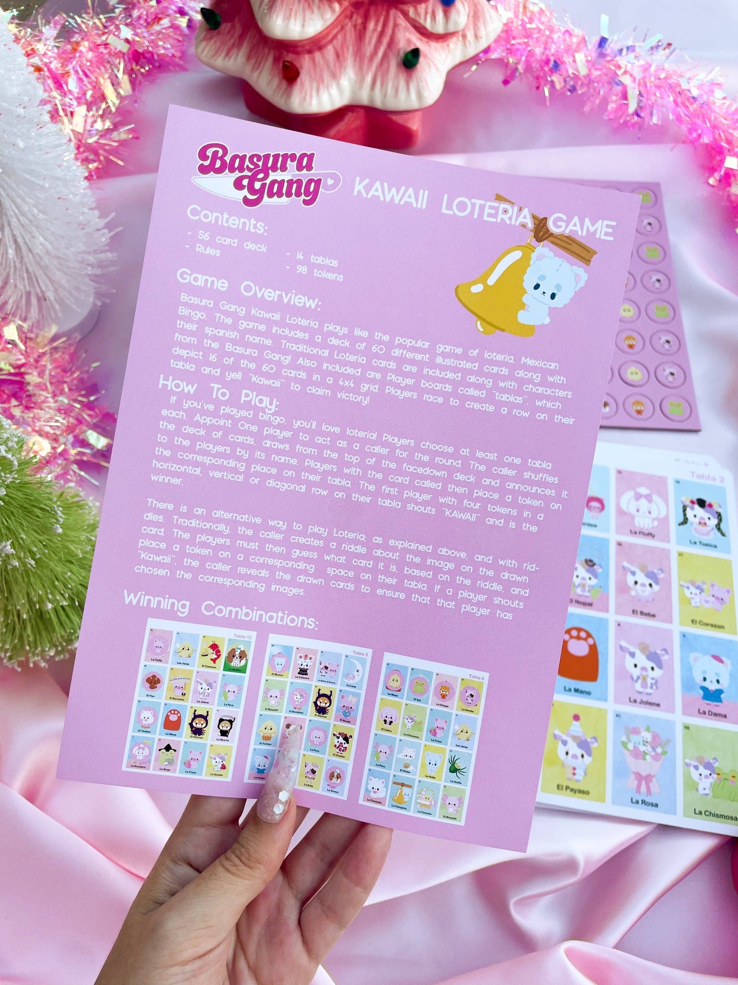 Kawaii Loteria Board Game