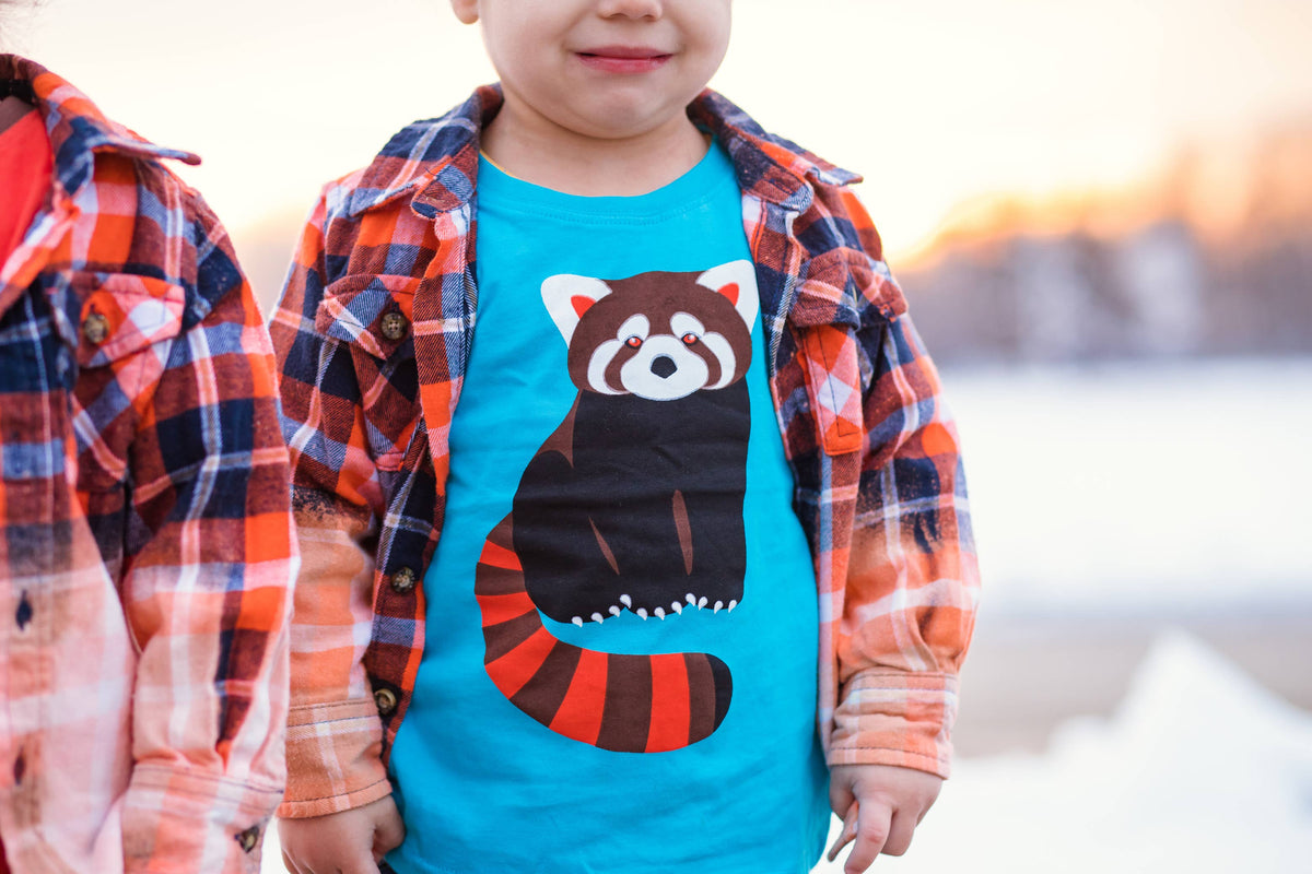 Red Panda Toddler and Kids Shirt: 3T