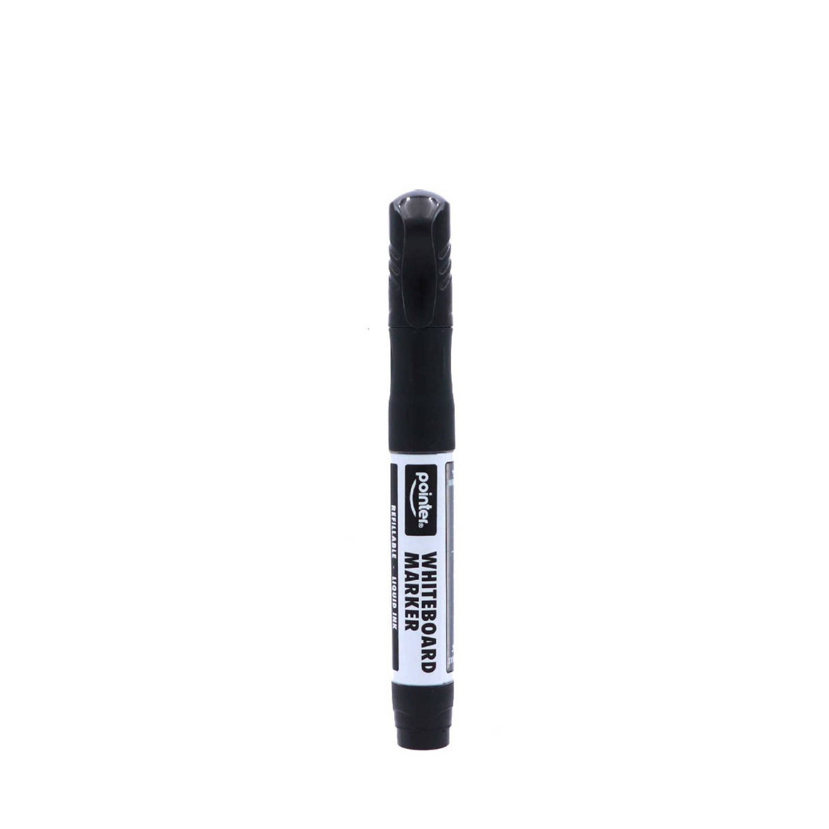 Dry Erase Markers – Refillable Chisel Tip Black 12 Pack