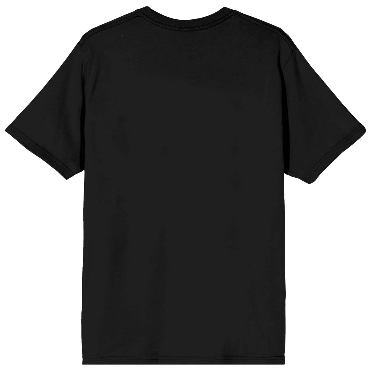 Godzilla Classic Godzilla, Japanese Characters, Colored Shadows Adult Black Short Sleeve Tee Shirt: S