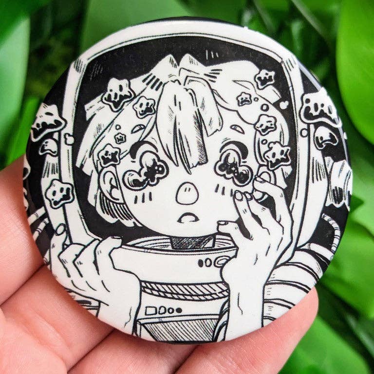 Space Girl V2 Large Buttons: ALL THREE!