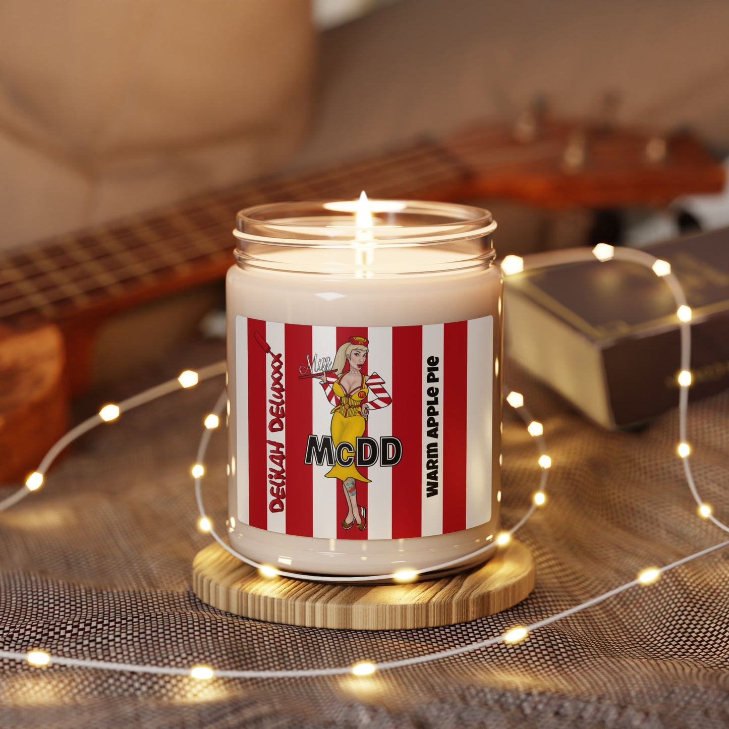Miss McDD (Delilah Deluxxx) Warm Apple Pie Candle (9 oz)