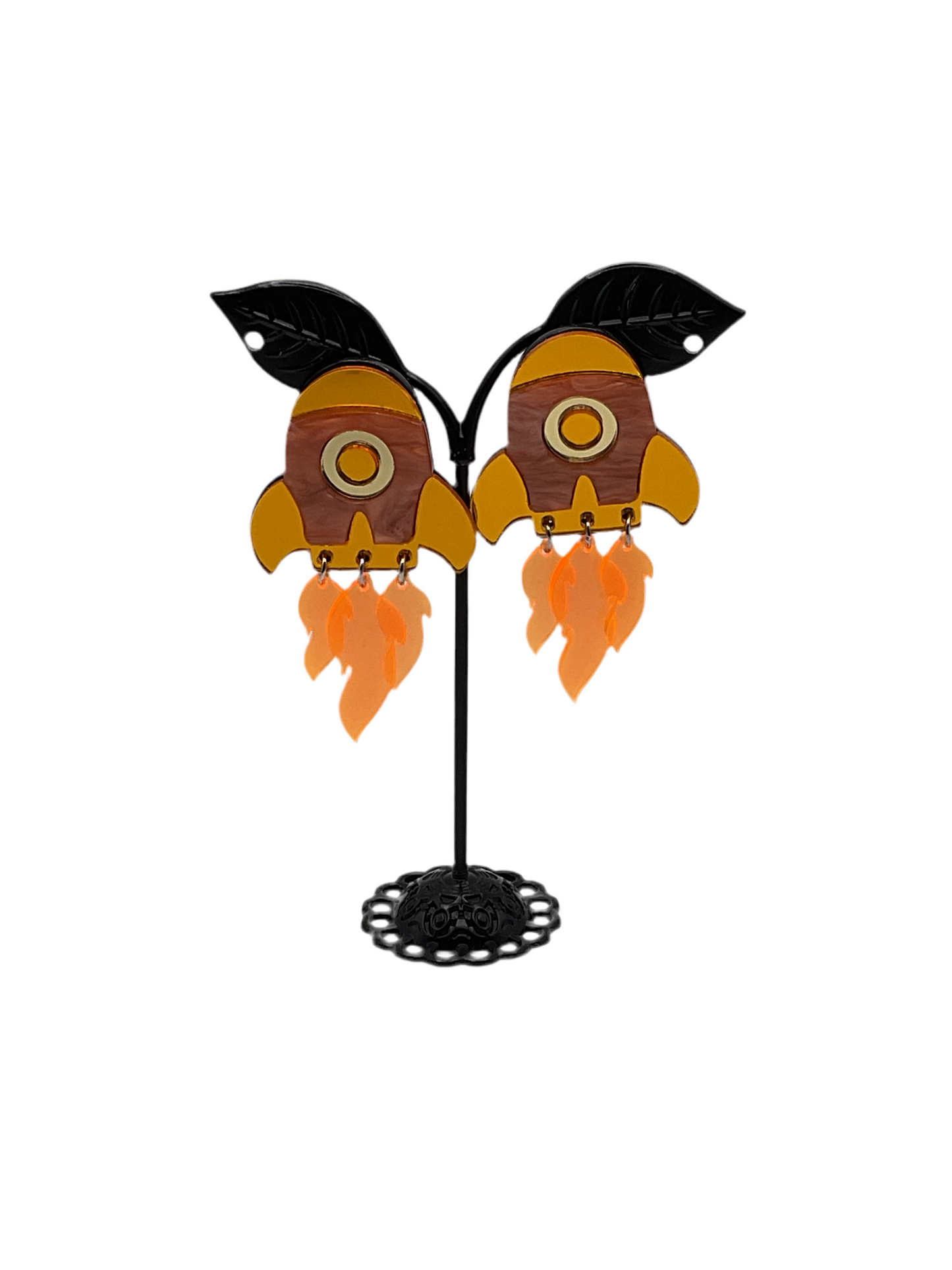 Rocket Ship Earrings