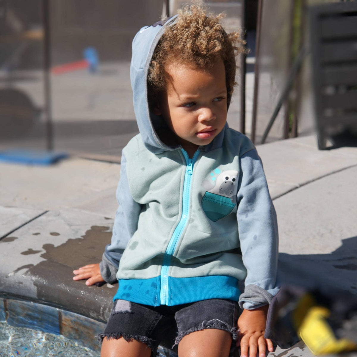Manatee Toddler & Kids 3D Hoodie: 3T