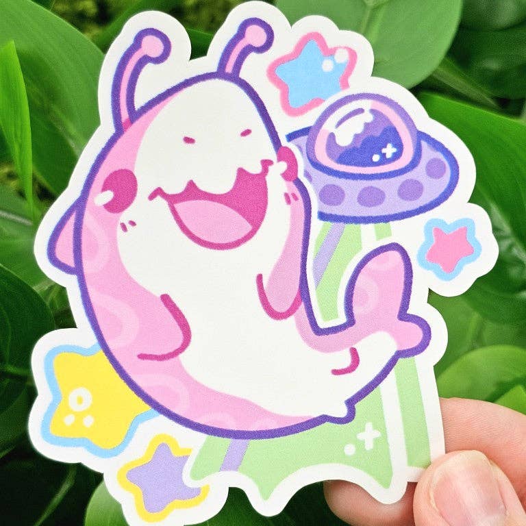 Alien Shark Stickers!: ALL FIVE!!