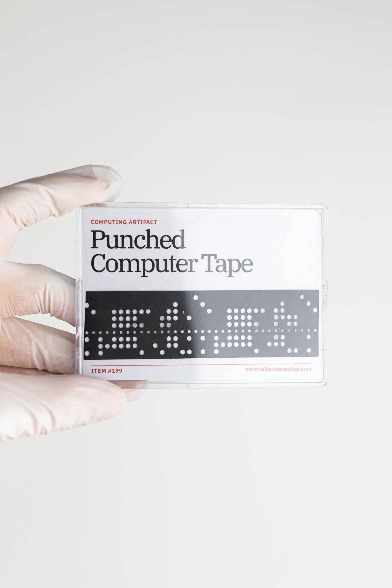 Punched Computer Tape Section: Black