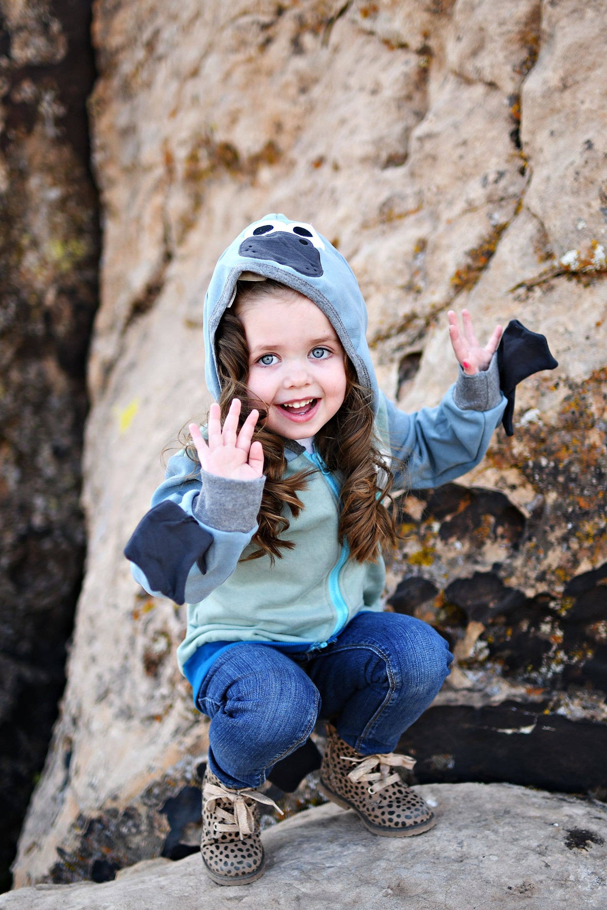Manatee Toddler & Kids 3D Hoodie: 3T