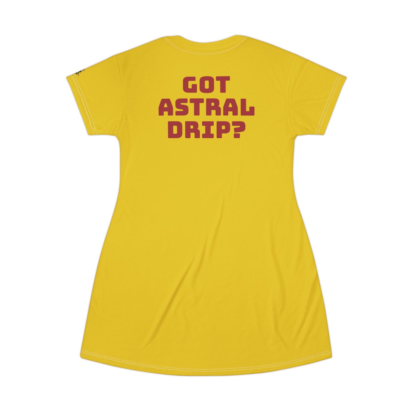 Astral Drip Painting T-Shirt Dress