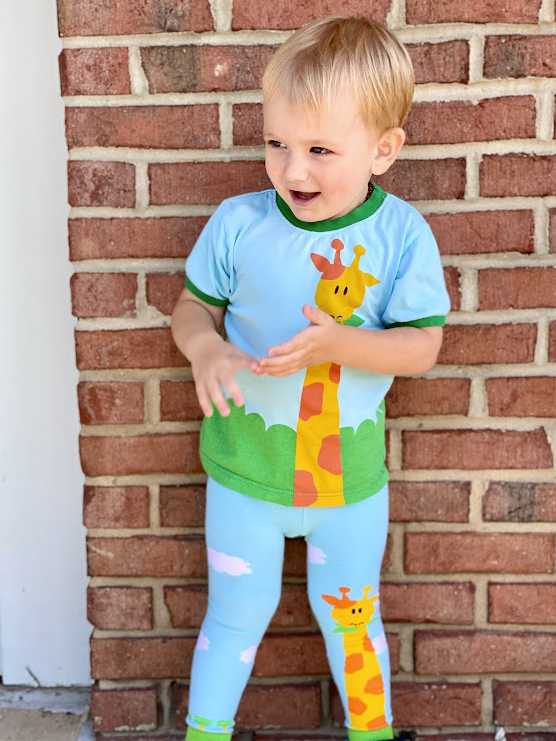 Giraffe Toddler and Kids Shirt: 3T