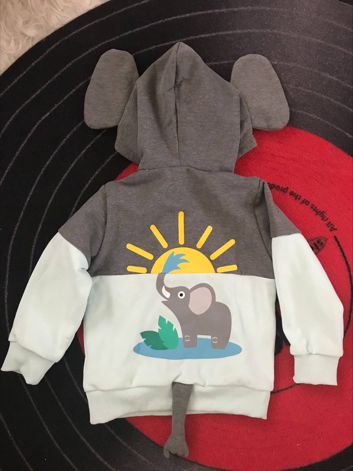 Sunny Elephant 3D Hoodie - Kids & Toddler: 3T