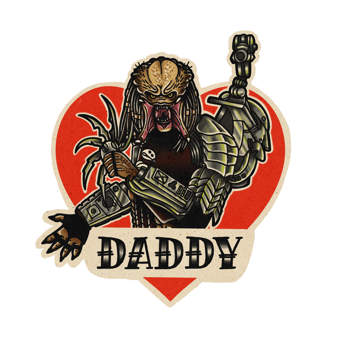 Horror Cuties Vinyl Sticker: Mommy Xenomorph