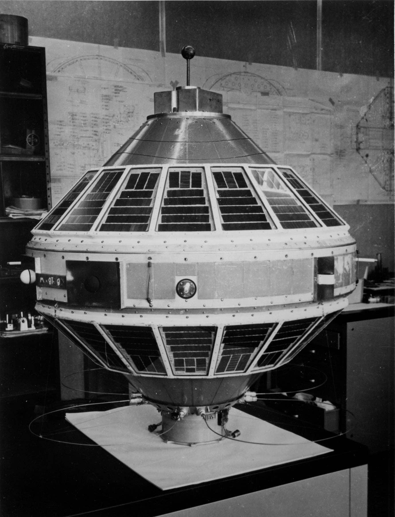 NASA Explorer 7 Satellite Telemetry Data Section