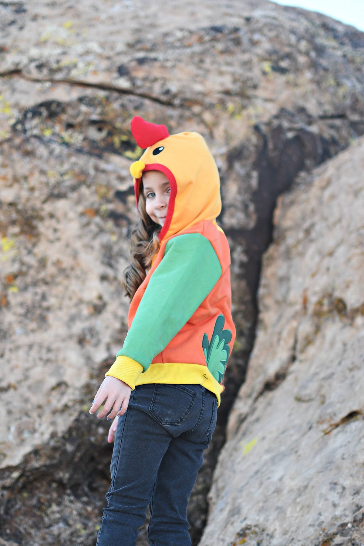 Rocket the Rooster 3D Hoodie - Western: 3T