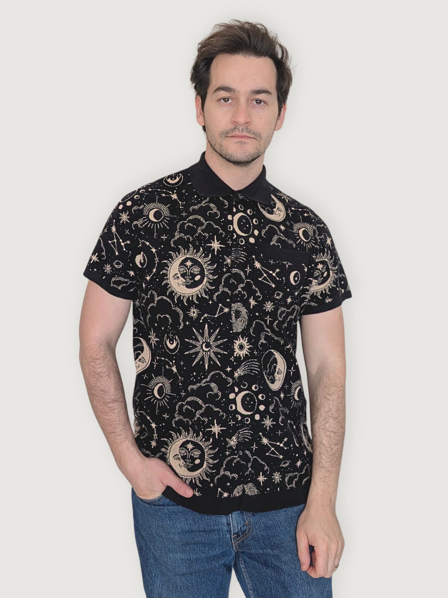 Celestial Button Up: Medium