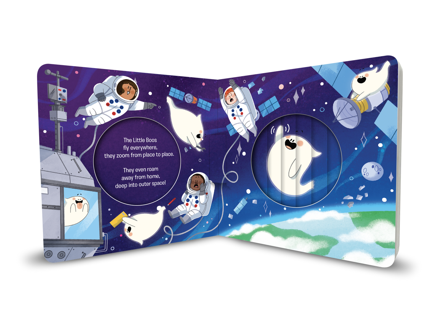 Little Boos On the Moon: An EEK-a-BOO Book
