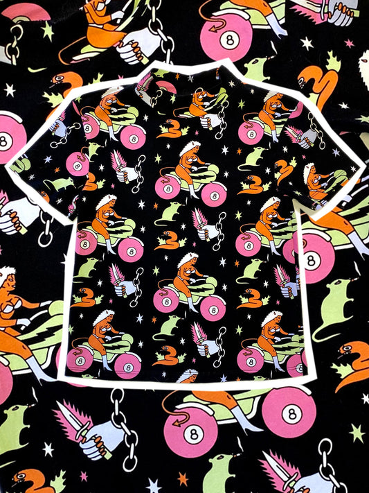 Mock Neck Mean Machine