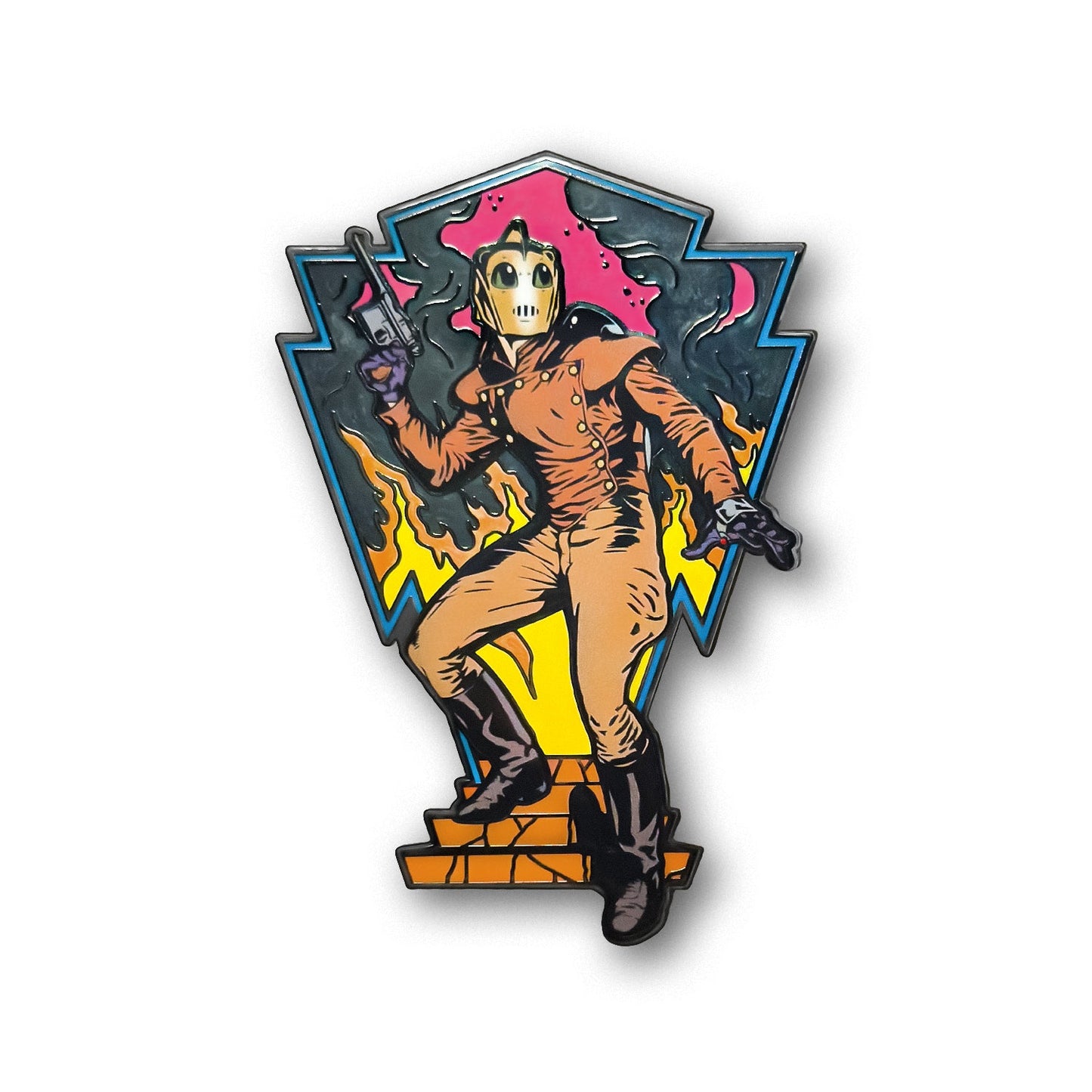 The Rocketeer "Holy Moses!!" Enamel Pin – Black Nickel