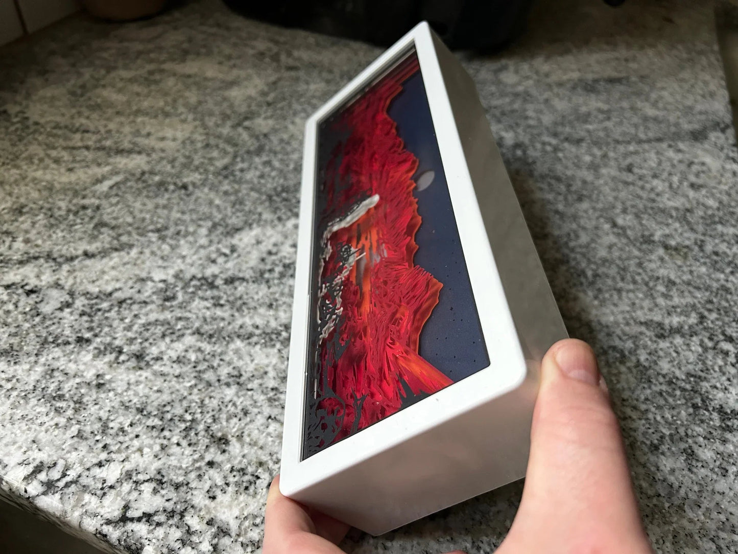 Walking on Mars 3D Paper Light