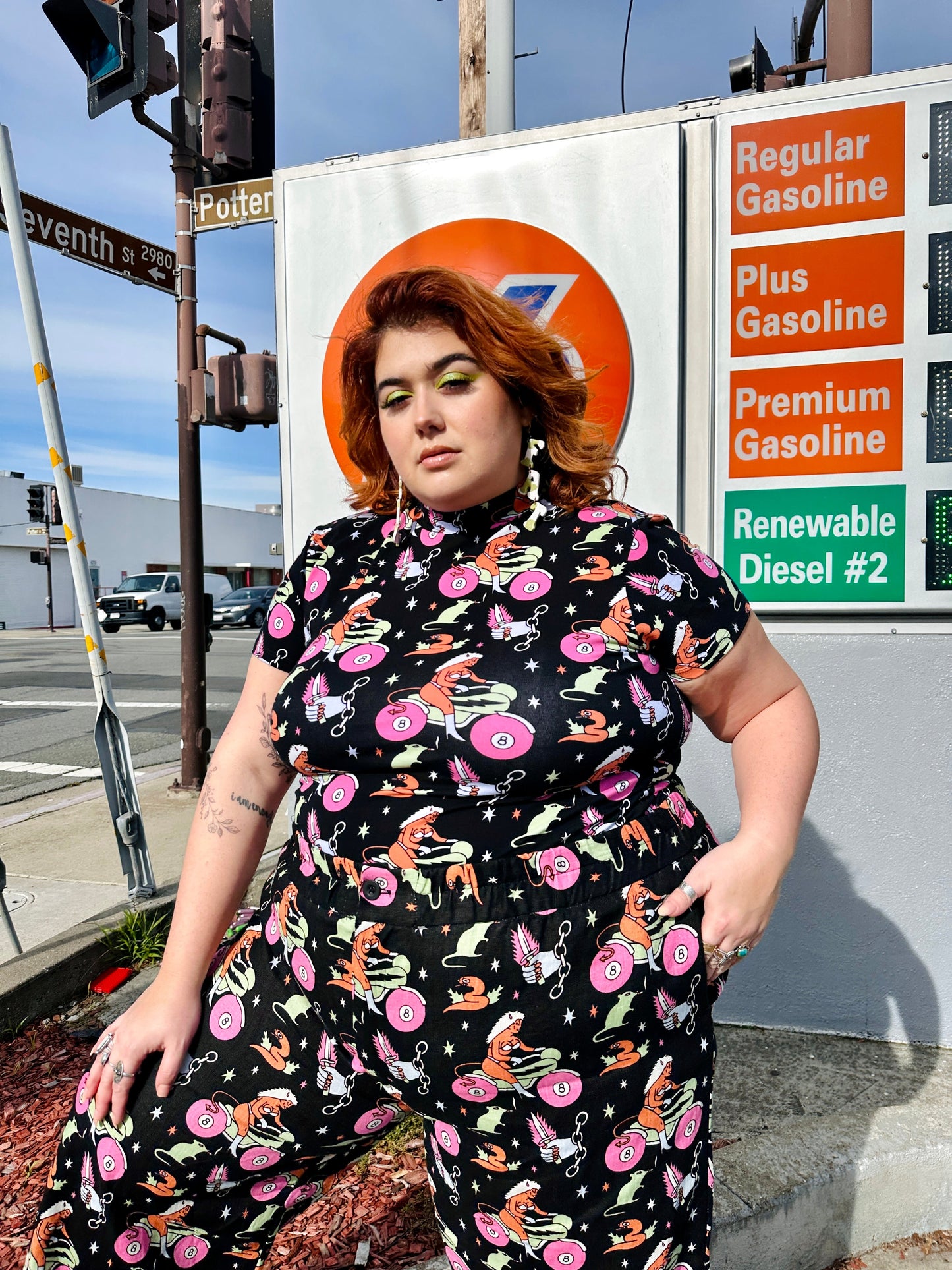 Mock Neck Mean Machine